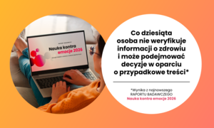 Co czwarty Polak ma problem z oceną informacji zdrowotnych