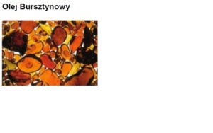 AMBER OIL - BURSZTYN (olej)