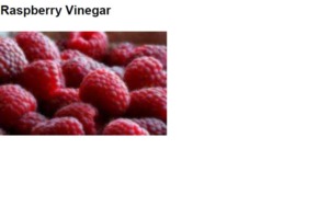 RASPERRY VINEGAR SCONS - MALINA (ocet)